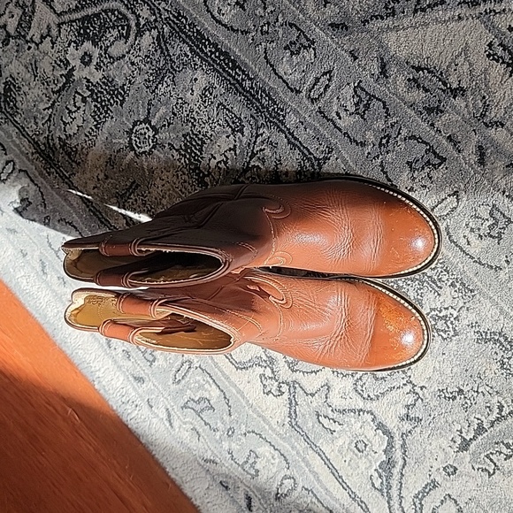 Justin  Toddler Leather Cowboy Boots - Picture 3 of 8